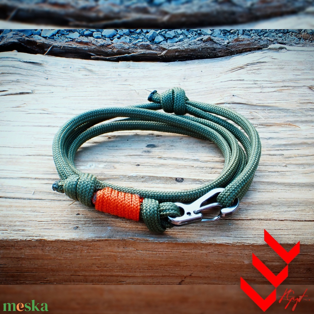 Paracord karkötő - ékszer - karkötő - fonott karkötő - Meska.hu