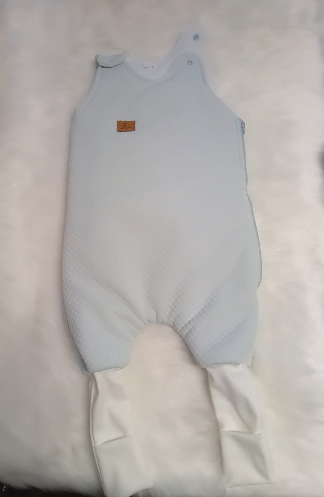 Tipegő hálózsák kék 80-86 / bélelt - ruha & divat - babaruha & gyerekruha - tipegőhálózsák - Meska.hu