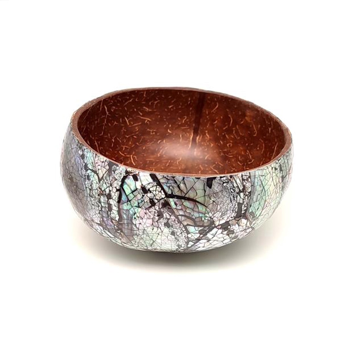 Pávakagyló kókusz tál 1415 cm - otthon & életmód - dekoráció - asztal és polc dekoráció - dekorációs tál, tartó - Meska.hu