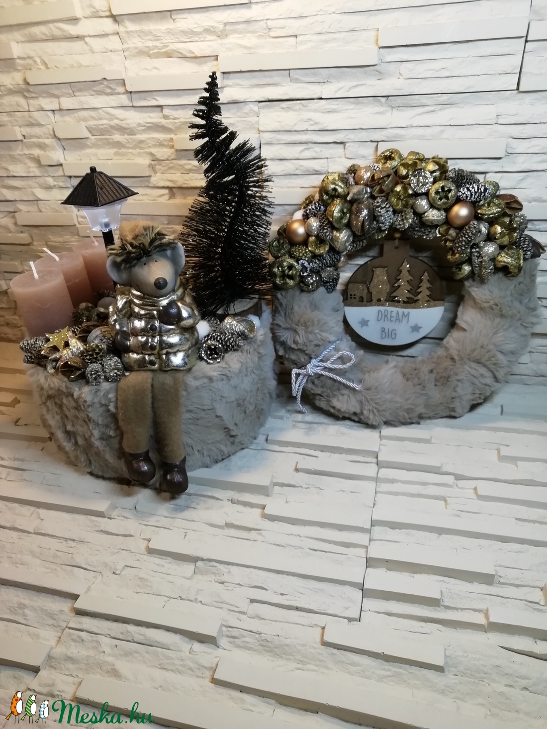 Adventi koszorú és kopogtató - karácsony - adventi díszek - adventi asztaldísz - Meska.hu Adventi koszorú és kopogtató - karácsony - adventi díszek - adventi asztaldísz - Meska.hu