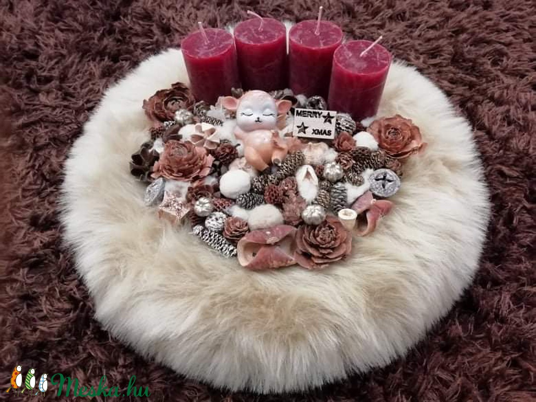 Adventi koszorú, asztaldísz - karácsony - adventi díszek - adventi asztaldísz - Meska.hu Adventi koszorú, asztaldísz - karácsony - adventi díszek - adventi asztaldísz - Meska.hu