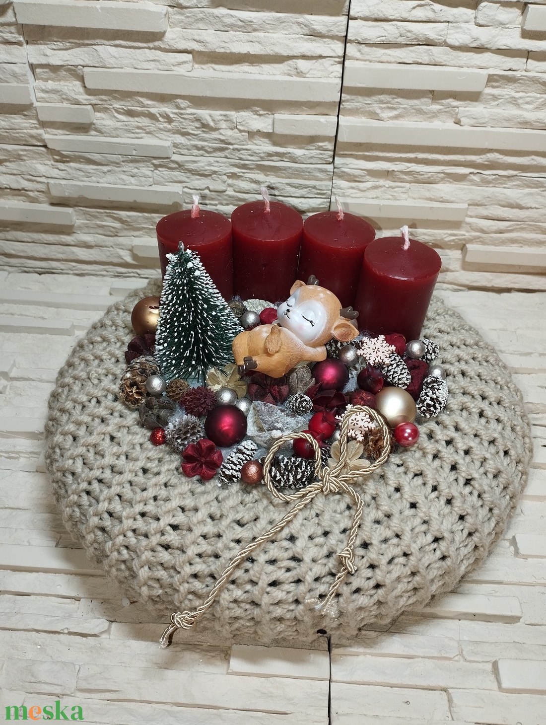 Adventi koszorú - karácsony - adventi díszek - adventi koszorú - Meska.hu Adventi koszorú - karácsony - adventi díszek - adventi koszorú - Meska.hu