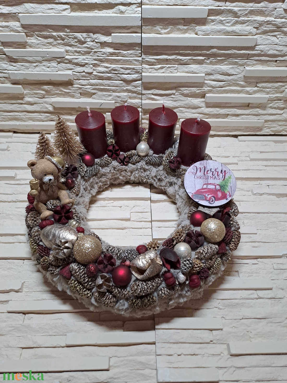Adventi koszorú - karácsony - adventi díszek - adventi koszorú - Meska.hu Adventi koszorú - karácsony - adventi díszek - adventi koszorú - Meska.hu