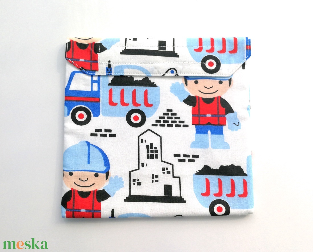 Kék teherautós snackbag, tépőzáras uzsitasak, vízhatlan szendvicstartó, uzsonnás tasak, szendvics tartó, újraszalvéta - táska & tok - uzsonna- & ebéd tartó - szendvics csomagoló - Meska.hu Kék teherautós snackbag, tépőzáras uzsitasak, vízhatlan szendvicstartó, uzsonnás tasak, szendvics tartó, újraszalvéta - táska & tok - uzsonna- & ebéd tartó - szendvics csomagoló - Meska.hu