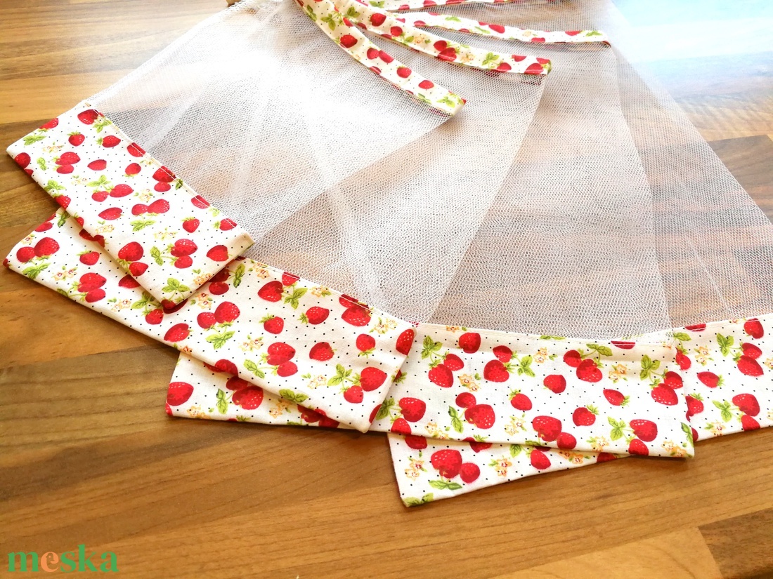 4 db nowaste bevásárló tasak gyümölcsökhöz, zöldségekhez - nowaste bevásárló zsák - eper mintás zsák, tasak - táska & tok - bevásárlás & shopper táska - zöldség/gyümölcs zsák - Meska.hu