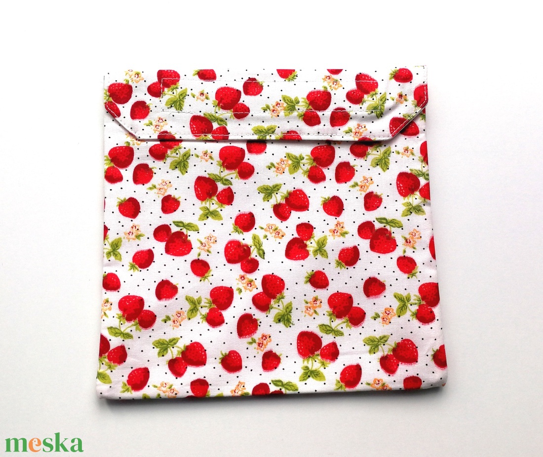 1 db epres snackbag, tépőzáras uzsitasak, vízhatlan szendvicstartó, uzsonnás tasak, szendvics tartó újraszalvéta - táska & tok - uzsonna- & ebéd tartó - szendvics csomagoló - Meska.hu