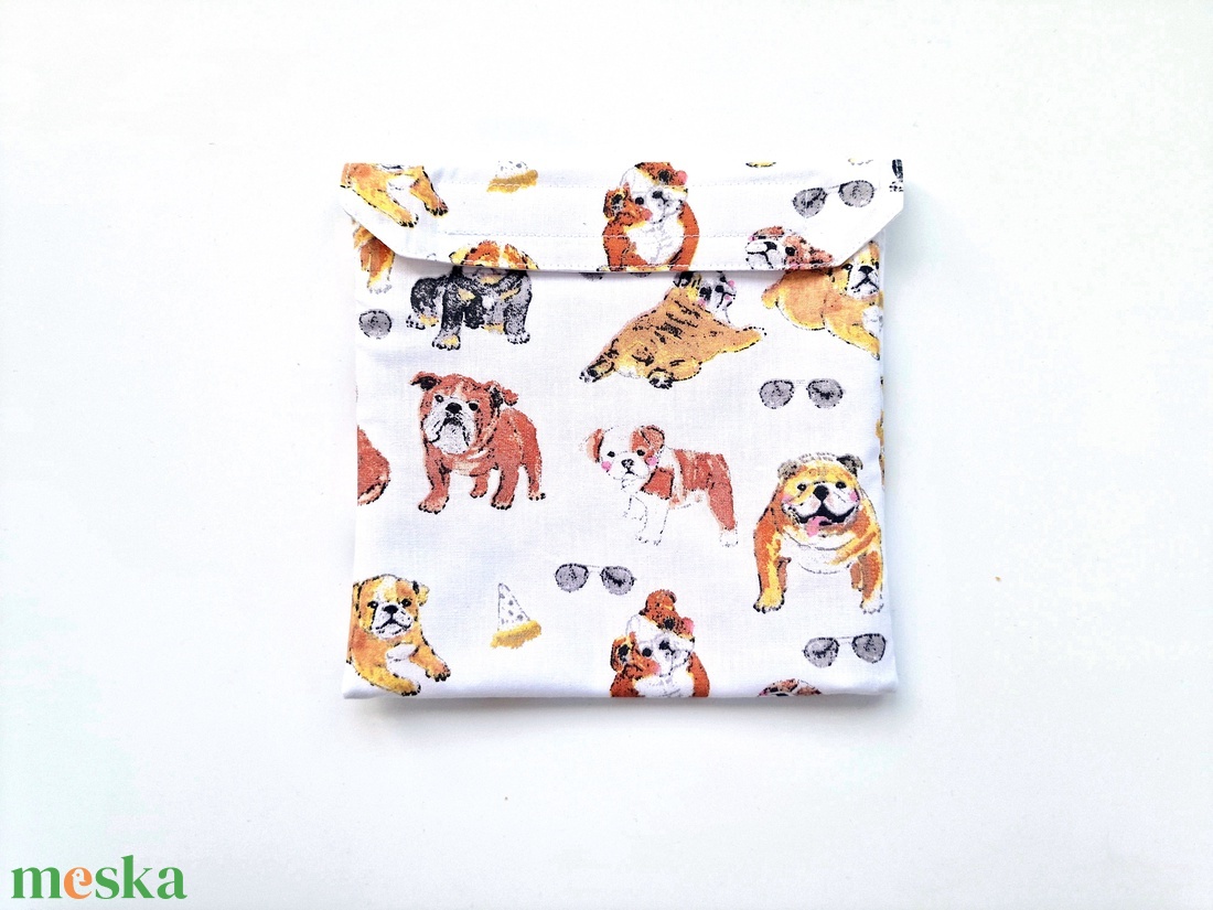 Buldogos snackbag, tépőzáras uzsitasak, vízhatlan szendvicstartó, uzsonnás tasak, szendvics tartó újraszalvéta - táska & tok - uzsonna- & ebéd tartó - szendvics csomagoló - Meska.hu Buldogos snackbag, tépőzáras uzsitasak, vízhatlan szendvicstartó, uzsonnás tasak, szendvics tartó újraszalvéta - táska & tok - uzsonna- & ebéd tartó - szendvics csomagoló - Meska.hu