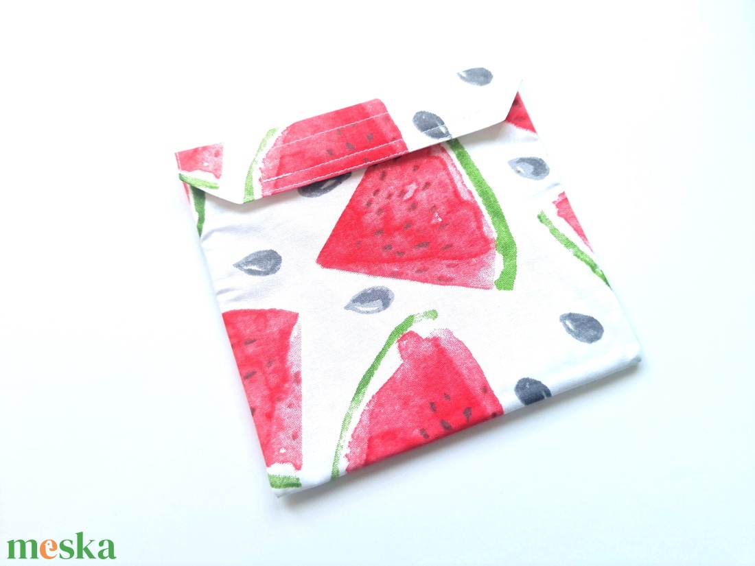 Dinnyés snackbag, tépőzáras uzsitasak, vízhatlan szendvicstartó, uzsonnás tasak, szendvics tartó, újraszalvéta - táska & tok - uzsonna- & ebéd tartó - szendvics csomagoló - Meska.hu Dinnyés snackbag, tépőzáras uzsitasak, vízhatlan szendvicstartó, uzsonnás tasak, szendvics tartó, újraszalvéta - táska & tok - uzsonna- & ebéd tartó - szendvics csomagoló - Meska.hu
