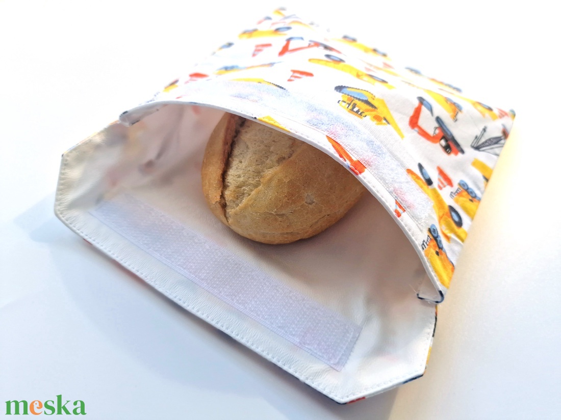 Sárga kis munkagépes snackbag, tépőzáras uzsitasak, vízhatlan szendvicstartó, uzsonnás tasak, szendvics tartó - táska & tok - uzsonna- & ebéd tartó - szendvics csomagoló - Meska.hu Sárga kis munkagépes snackbag, tépőzáras uzsitasak, vízhatlan szendvicstartó, uzsonnás tasak, szendvics tartó - táska & tok - uzsonna- & ebéd tartó - szendvics csomagoló - Meska.hu