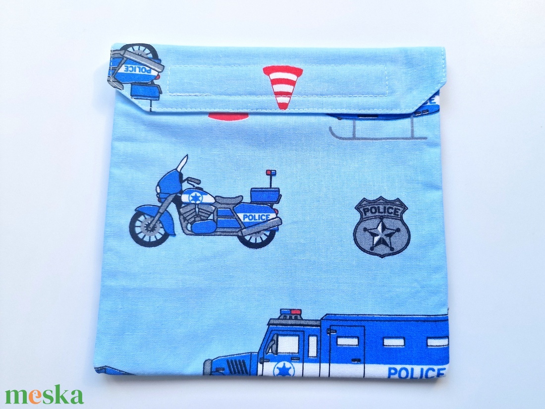 Rendőrös snackbag, tépőzáras uzsitasak, vízhatlan szendvicstartó, uzsonnás tasak, szendvics tartó újraszalvéta - táska & tok - uzsonna- & ebéd tartó - szendvics csomagoló - Meska.hu Rendőrös snackbag, tépőzáras uzsitasak, vízhatlan szendvicstartó, uzsonnás tasak, szendvics tartó újraszalvéta - táska & tok - uzsonna- & ebéd tartó - szendvics csomagoló - Meska.hu