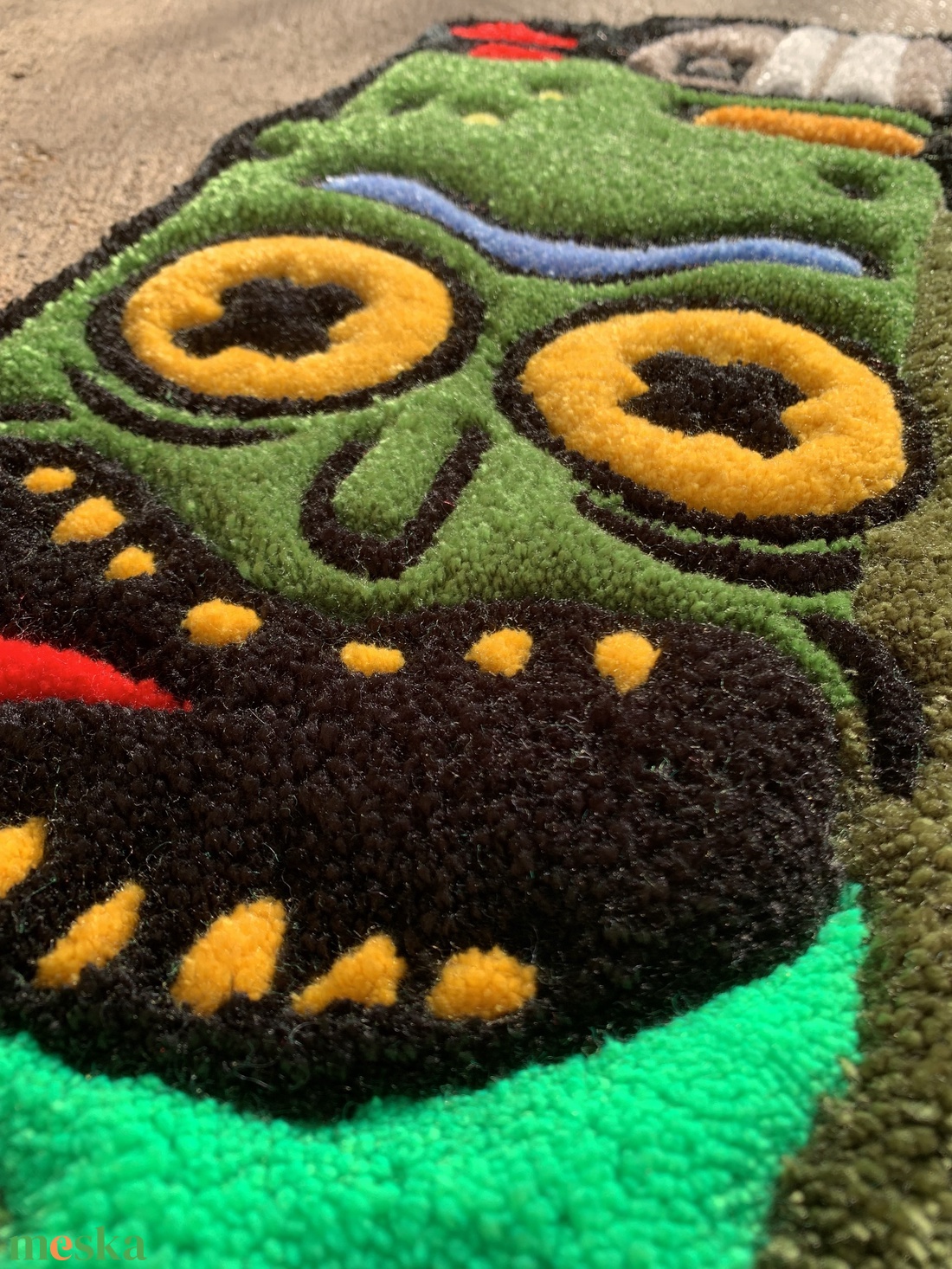 Pickle Rick tufting szőnyeg - otthon & életmód - lakástextil - szőnyeg - más típusú szőnyeg - Meska.hu Pickle Rick tufting szőnyeg - otthon & életmód - lakástextil - szőnyeg - más típusú szőnyeg - Meska.hu