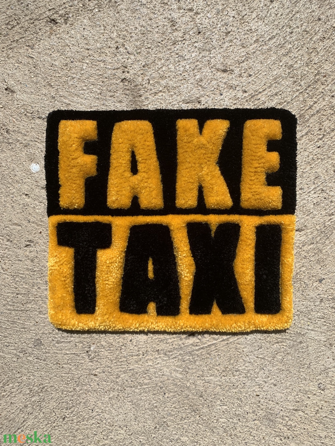 Fake Taxi tufting szőnyeg - otthon & életmód - lakástextil - szőnyeg - más típusú szőnyeg - Meska.hu