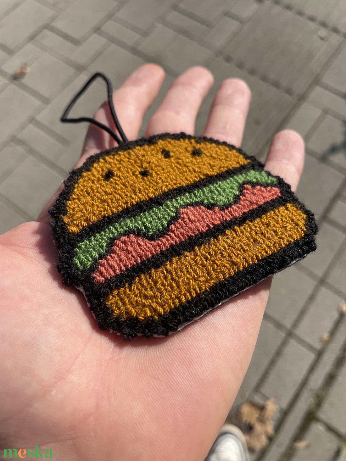 Kézzel készült Car Charmz  Hamburger - otthon & életmód - autó - visszapillantó dísz - Meska.hu Kézzel készült Car Charmz  Hamburger - otthon & életmód - autó - visszapillantó dísz - Meska.hu