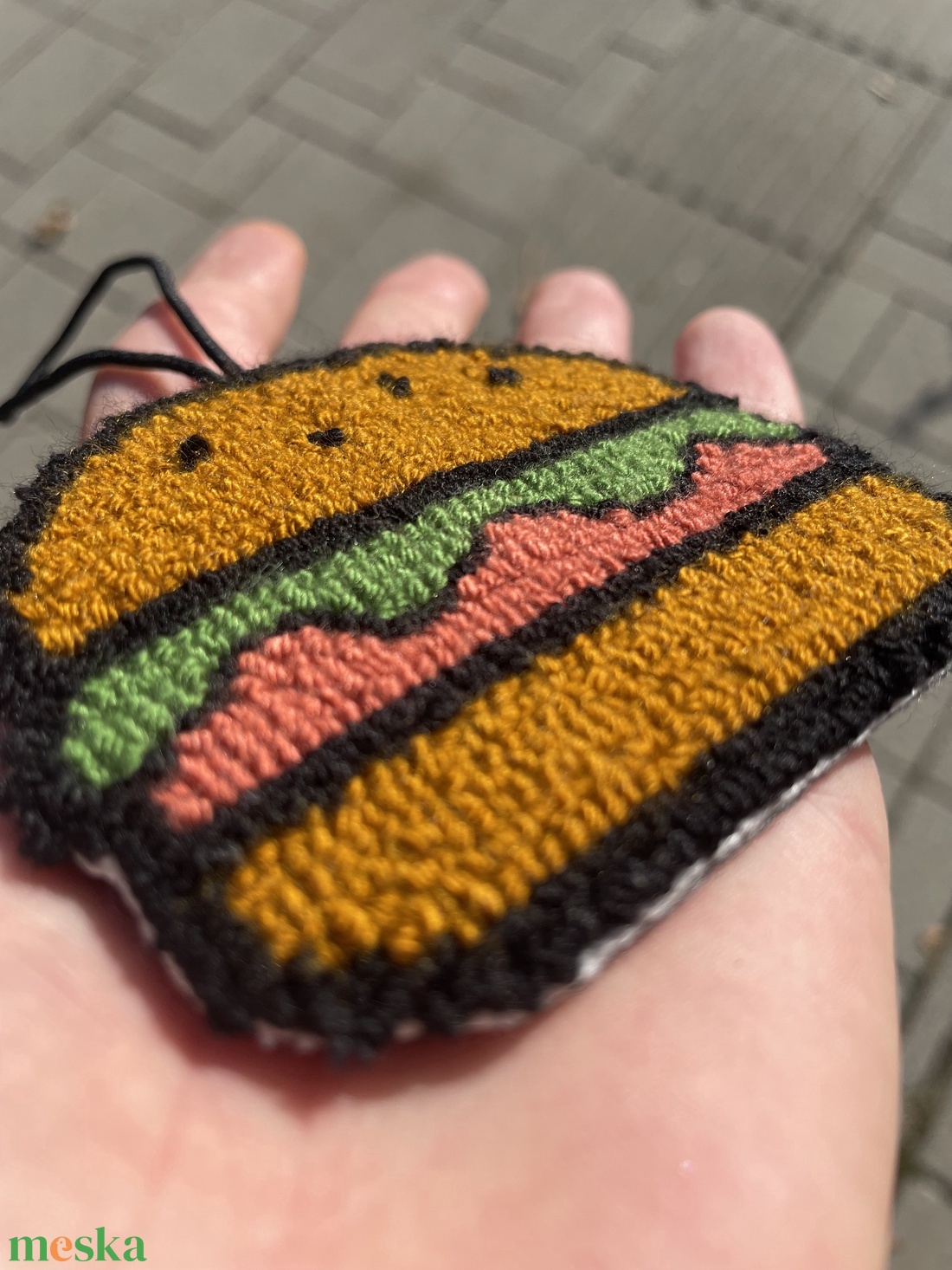 Kézzel készült Car Charmz  Hamburger - otthon & életmód - autó - visszapillantó dísz - Meska.hu Kézzel készült Car Charmz  Hamburger - otthon & életmód - autó - visszapillantó dísz - Meska.hu