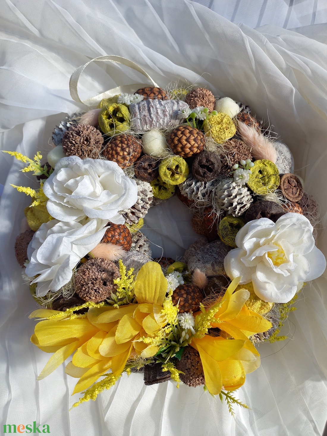 Hygge ajtódísz szett - otthon & életmód - dekoráció - ajtó- és ablak dekoráció - ajtódísz & kopogtató - Meska.hu