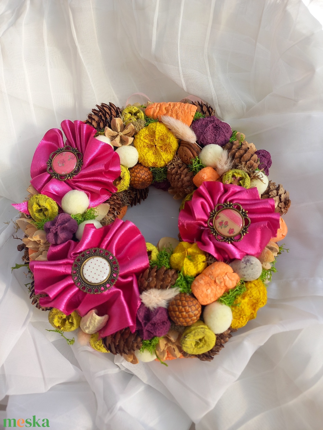 Színek ajtódísz szett - otthon & életmód - dekoráció - ajtó- és ablak dekoráció - ajtódísz & kopogtató - Meska.hu