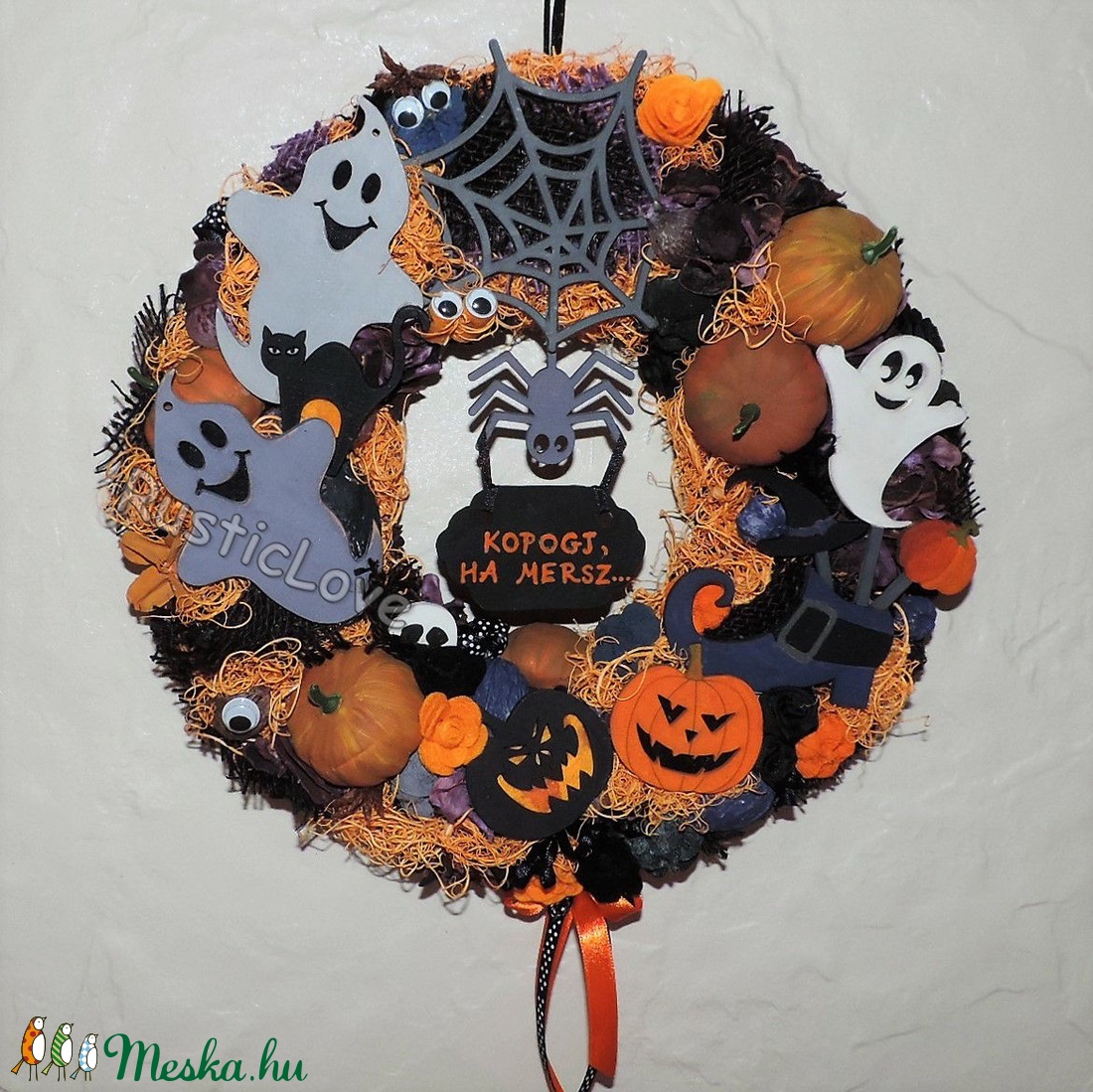 Halloween kopogtató - - Meska.hu Halloween kopogtató - - Meska.hu