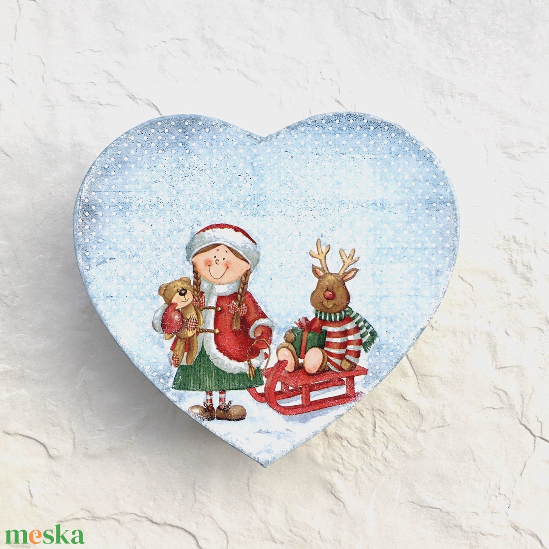 Adventi szívek  naptár, várakozás - karácsony - adventi díszek - adventi naptár - Meska.hu Adventi szívek  naptár, várakozás - karácsony - adventi díszek - adventi naptár - Meska.hu