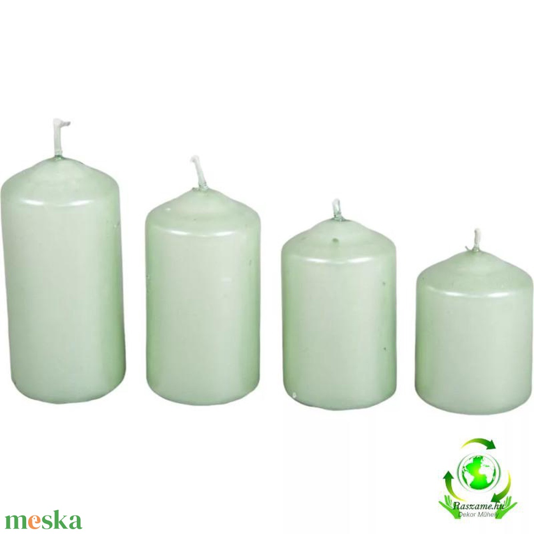 Metál 40 mm lépcsős gyertya szett - menta - kellékek & szerszámok - dekorációs kellékek - dekorációs gyertya - Meska.hu Metál 40 mm lépcsős gyertya szett - menta - kellékek & szerszámok - dekorációs kellékek - dekorációs gyertya - Meska.hu