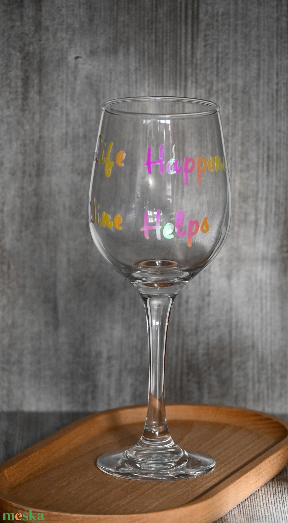 Mindig a Bor Nyer � Humor Borospohár - otthon & életmód - konyhafelszerelés, tálalás - tálalás - boros poharak, szettek - Meska.hu