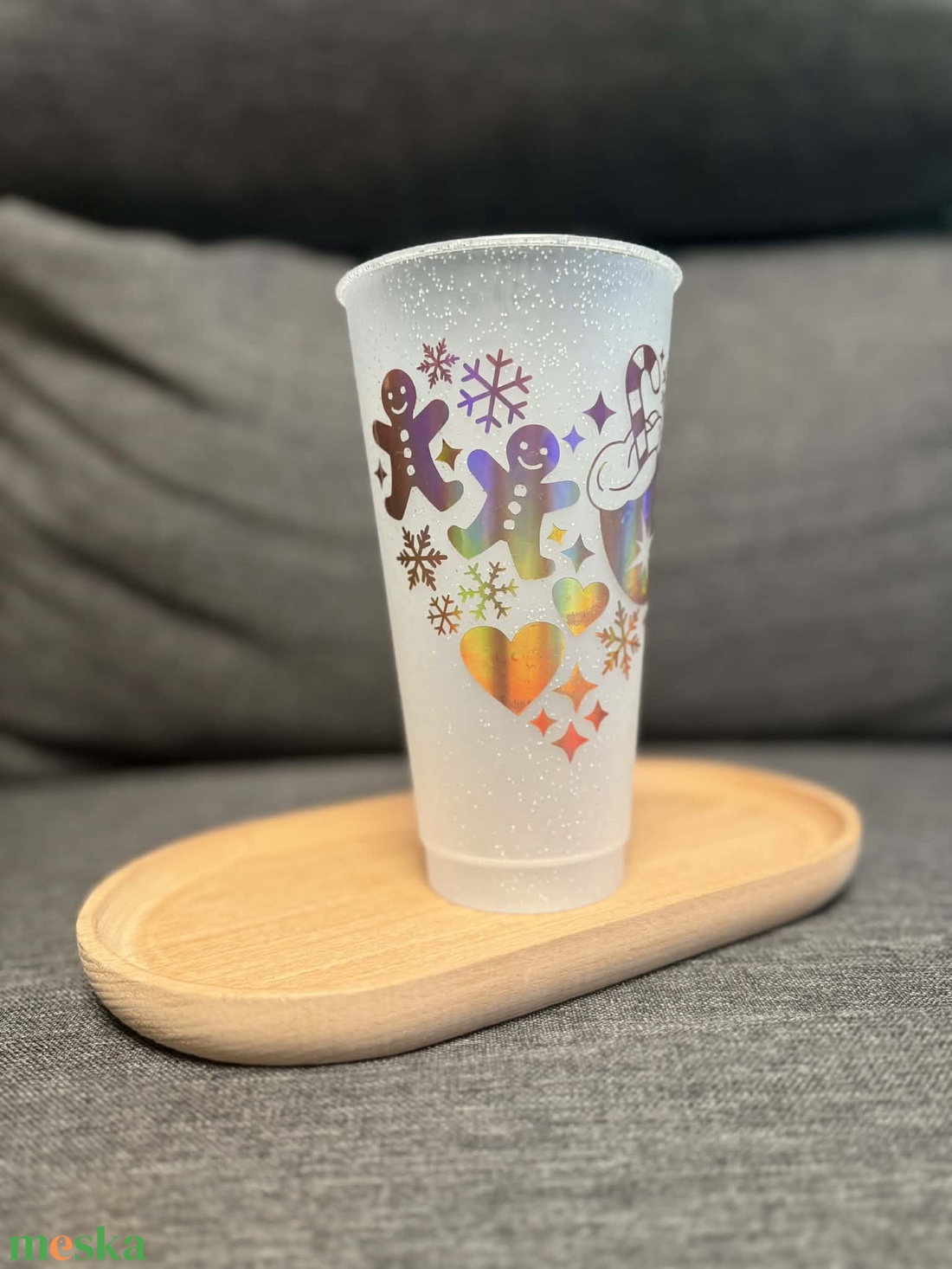 Karácsonyi pohár - otthon & életmód - konyhafelszerelés, tálalás - tálalás - pohár - Meska.hu