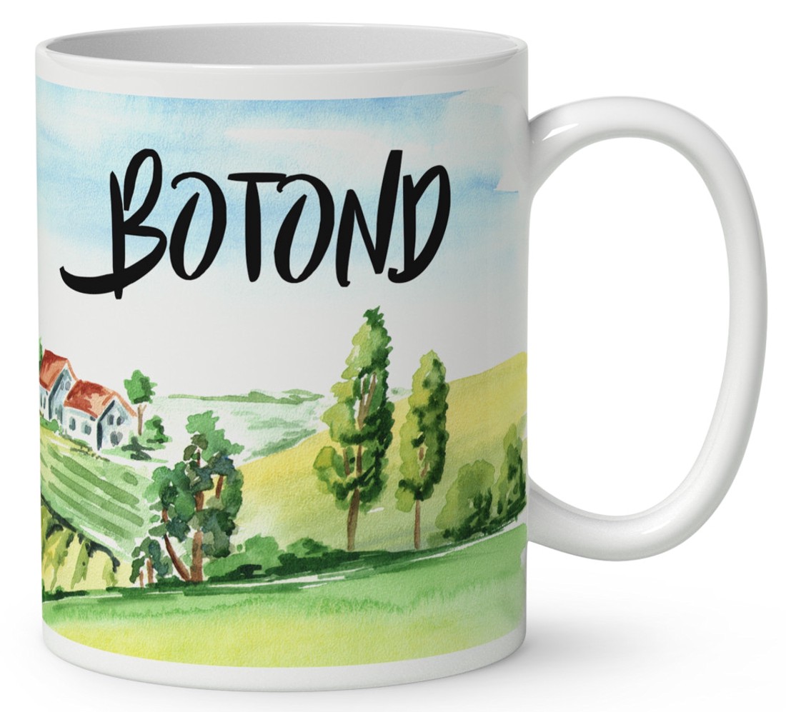 Névvel kérhető - Gazda manó és a madárijesztő mintás bögre - otthon & életmód - konyhafelszerelés, tálalás - tálalás - bögre & csésze - Meska.hu