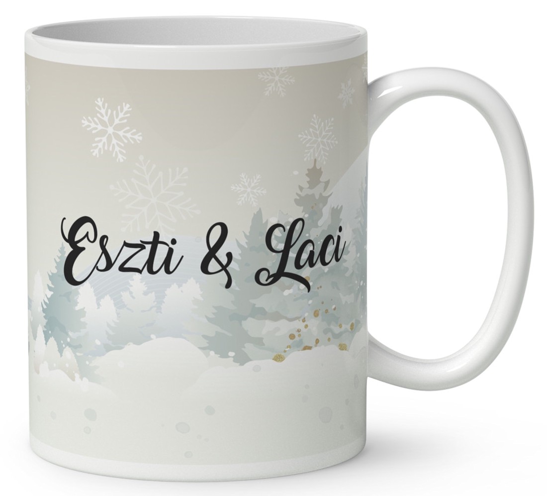 Névvel kérhető - Ajándékozó karácsonyi manók mintás bögre - otthon & életmód - konyhafelszerelés, tálalás - tálalás - bögre & csésze - Meska.hu