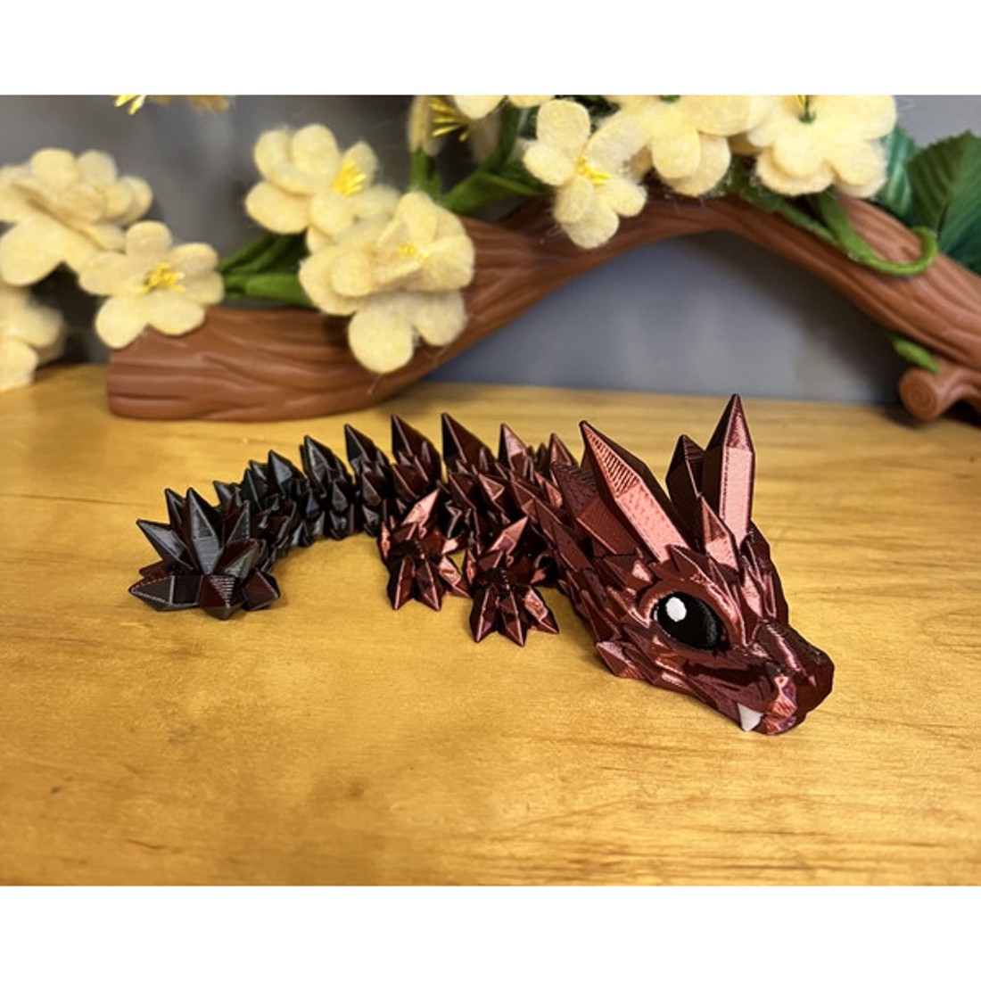 3d nyomtatott mini kristály sárkány - játék & sport - plüssállat & játékfigura - más figura - Meska.hu