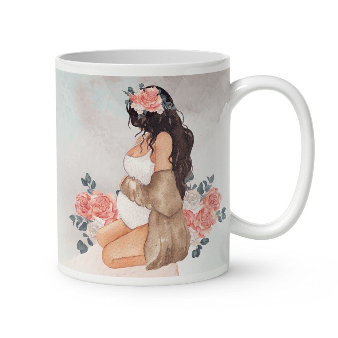 Kérd a neveddel - Várandós Kismama mintás bögre - otthon & életmód - konyhafelszerelés, tálalás - tálalás - bögre & csésze - Meska.hu