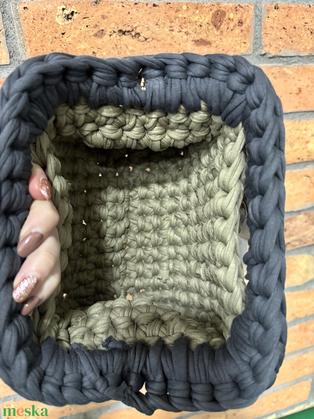 Horgolt SABIÉ kézitáska és neszesszer - táska & tok - kézitáska & válltáska - kézitáska - Meska.hu