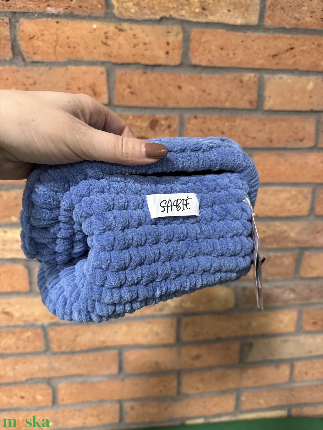 Horgolt SABIÉ kézitáska vagy neszesszer - táska & tok - kézitáska & válltáska - kézitáska - Meska.hu