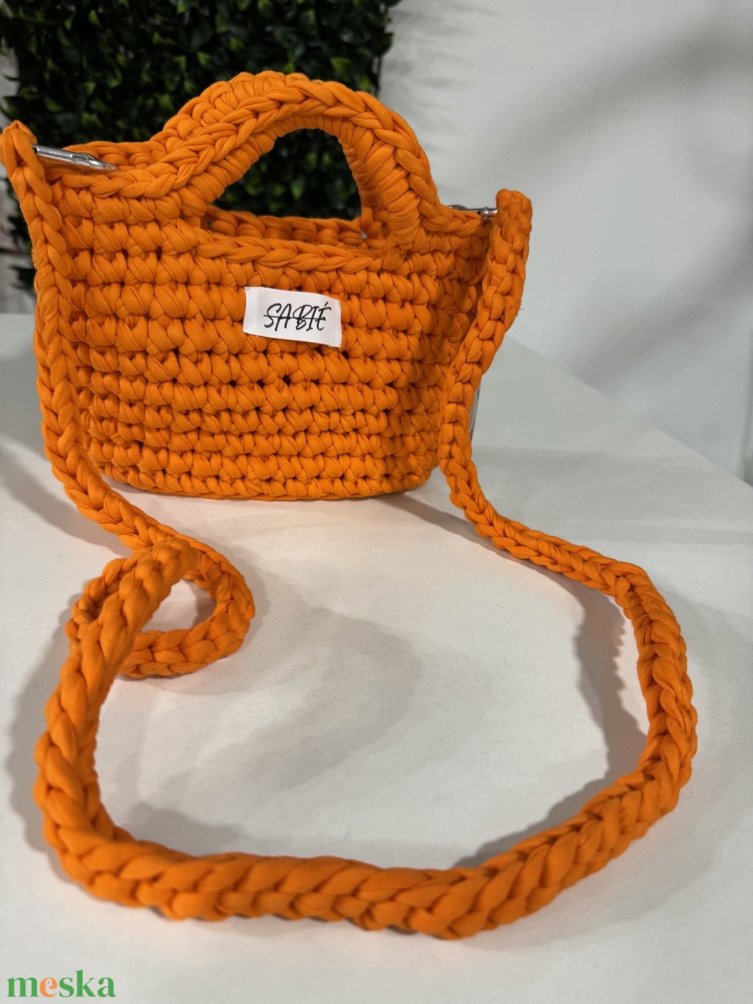 Horgolt  SABIÉ kézi és válltáska - táska & tok - kézitáska & válltáska - kézitáska - Meska.hu