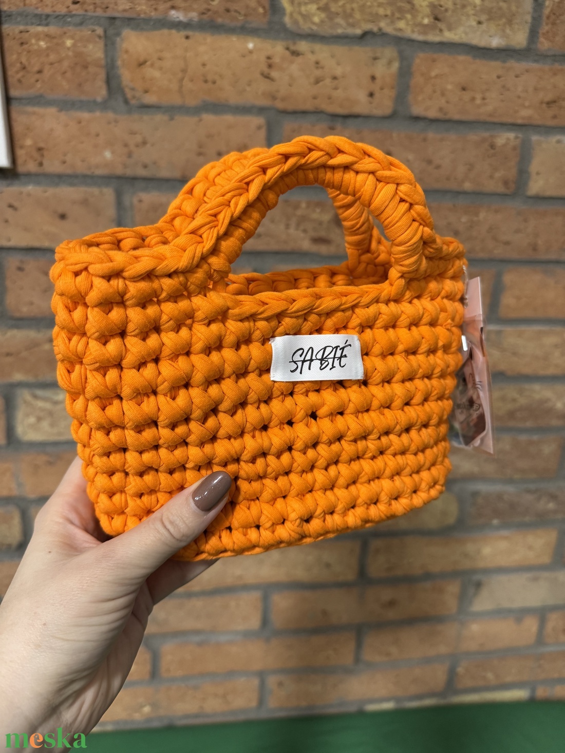 Horgolt  SABIÉ kézi és válltáska - táska & tok - kézitáska & válltáska - kézitáska - Meska.hu