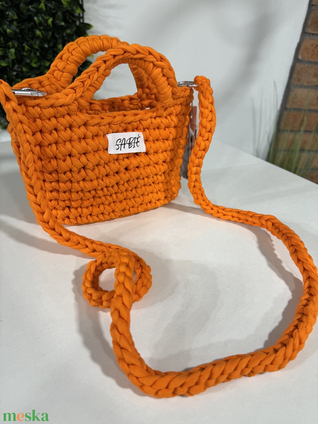 Horgolt  SABIÉ kézi és válltáska - táska & tok - kézitáska & válltáska - kézitáska - Meska.hu