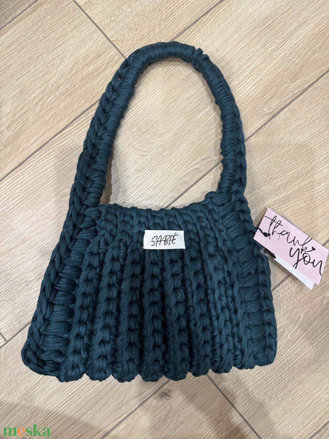 Horgolt SABIÉ válltáska - táska & tok - kézitáska & válltáska - kézitáska - Meska.hu