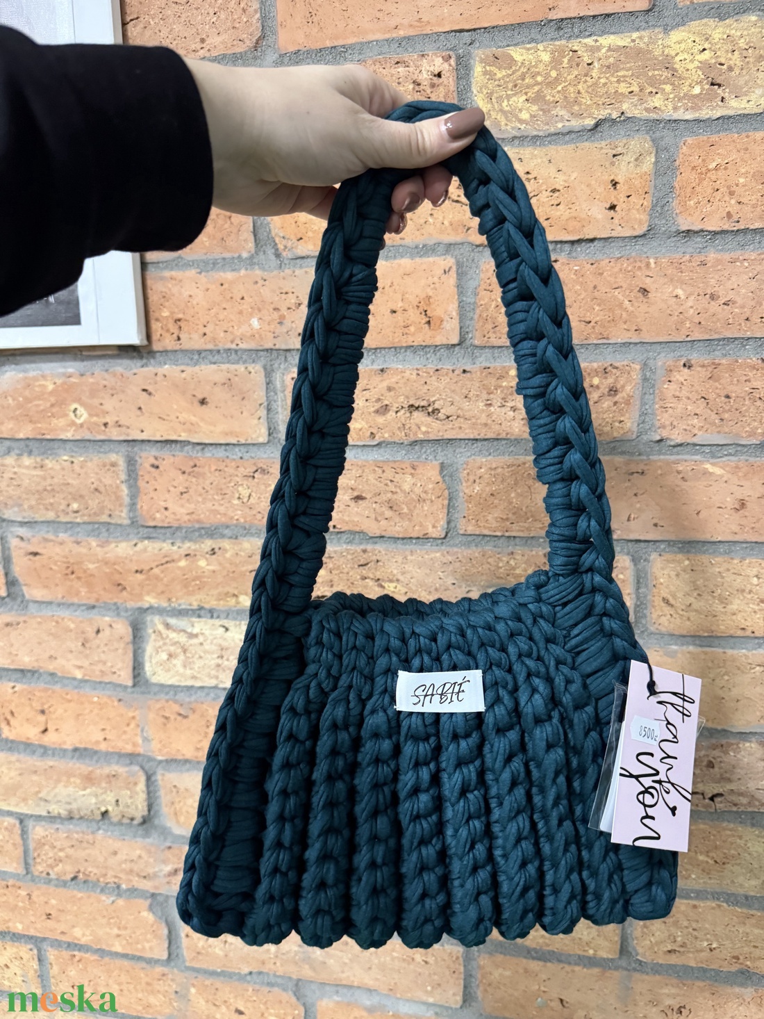 Horgolt SABIÉ válltáska - táska & tok - kézitáska & válltáska - kézitáska - Meska.hu