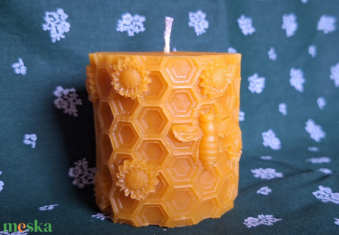 Méhviasz gyertya - otthon & életmód - gyertya, illat, aroma - gyertya - Meska.hu