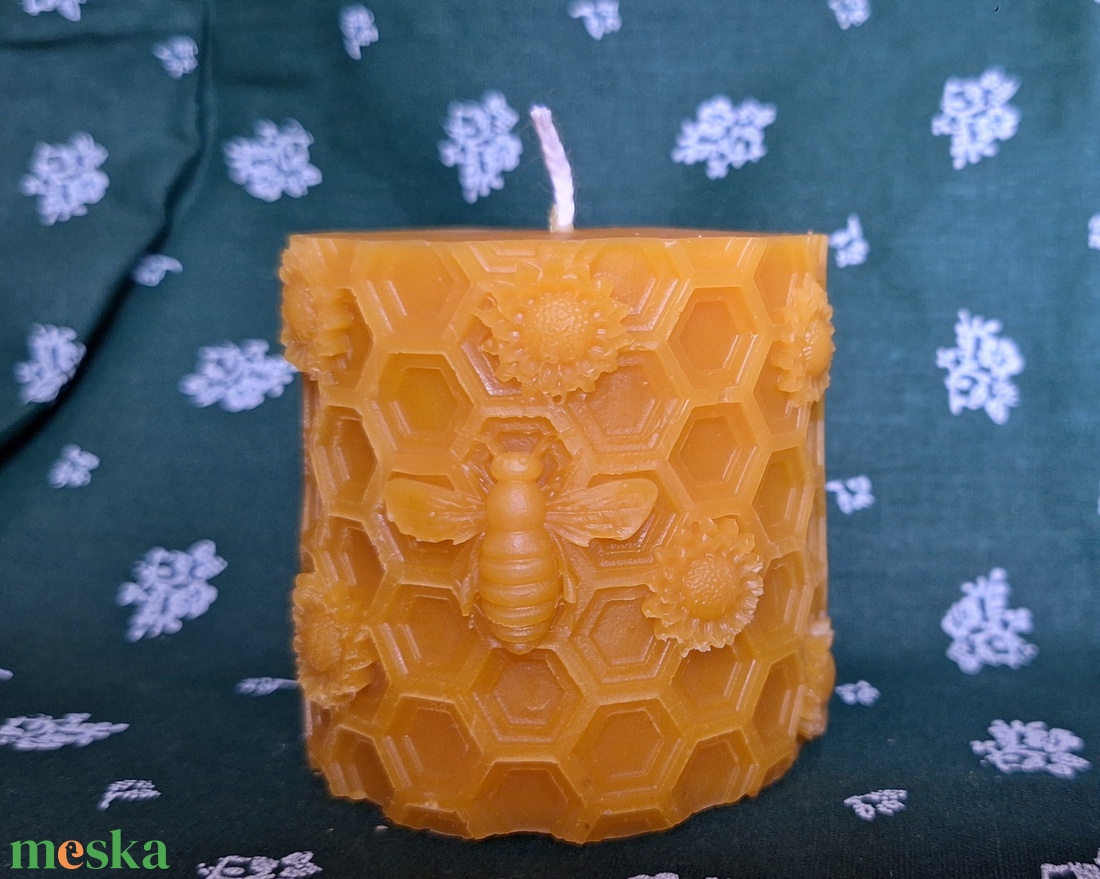 Méhviasz gyertya - otthon & életmód - gyertya, illat, aroma - gyertya - Meska.hu
