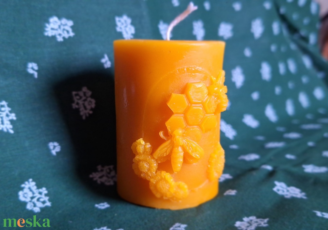Méhviasz gyertya - otthon & életmód - gyertya, illat, aroma - gyertya - Meska.hu