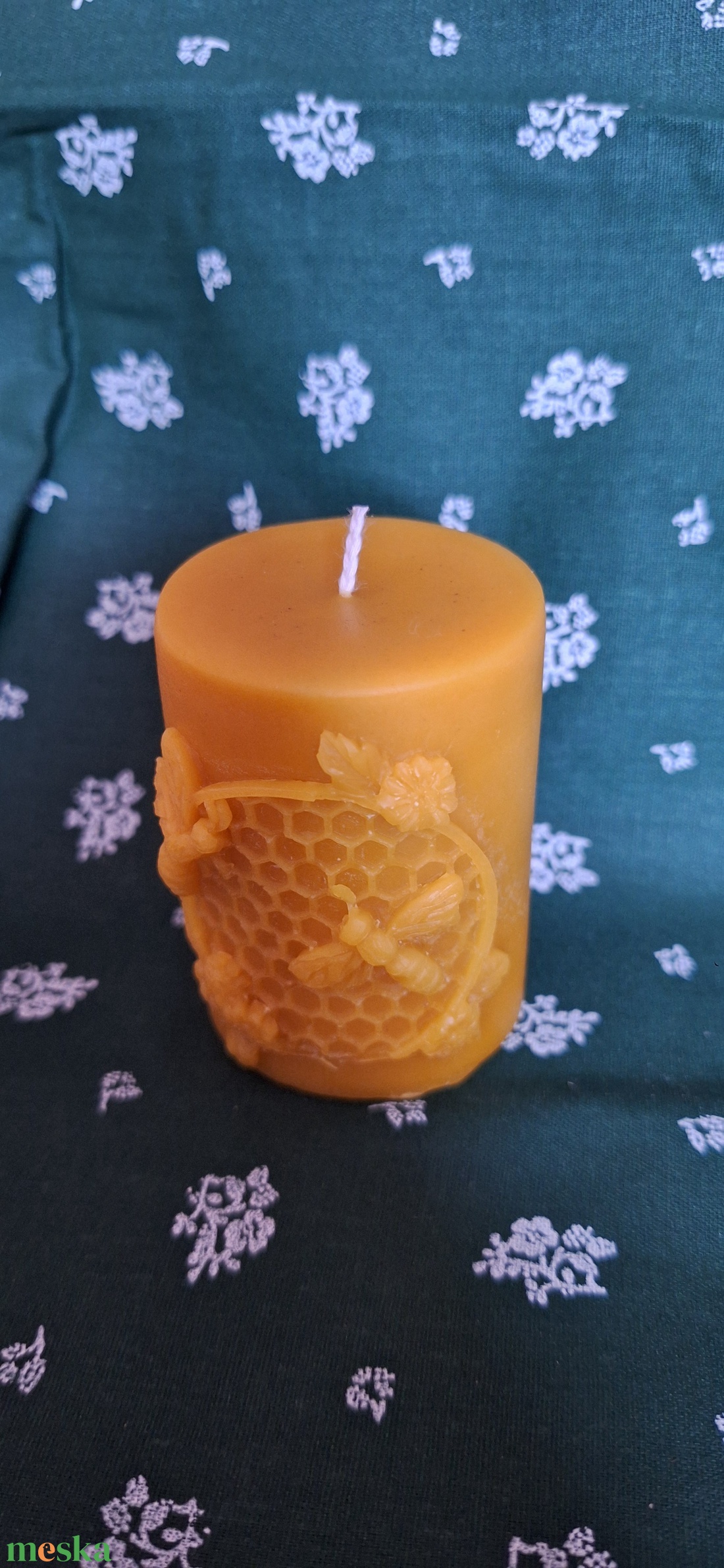 Méhviasz gyertya - otthon & életmód - gyertya, illat, aroma - gyertya - Meska.hu
