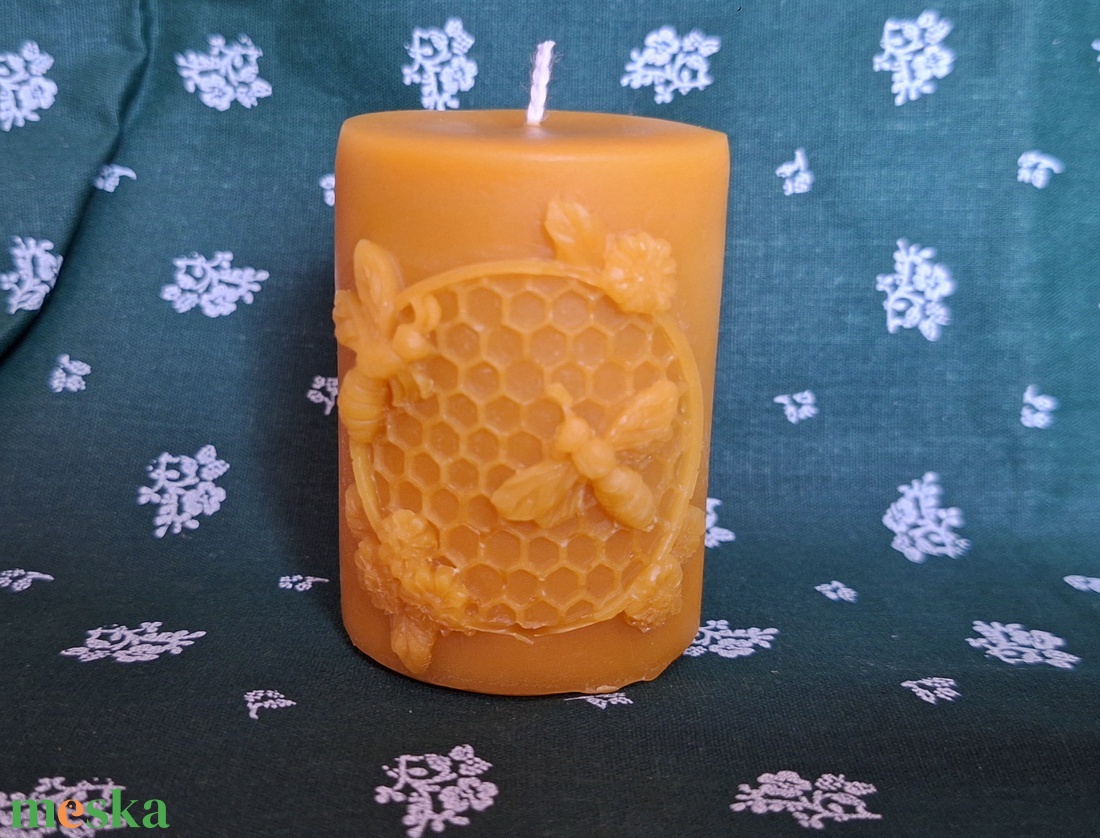 Méhviasz gyertya - otthon & életmód - gyertya, illat, aroma - gyertya - Meska.hu