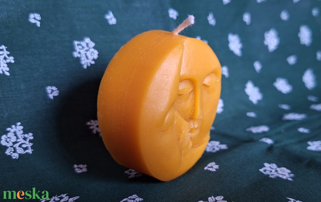 Nap-Hold Méhviasz gyertya - otthon & életmód - gyertya, illat, aroma - gyertya - Meska.hu