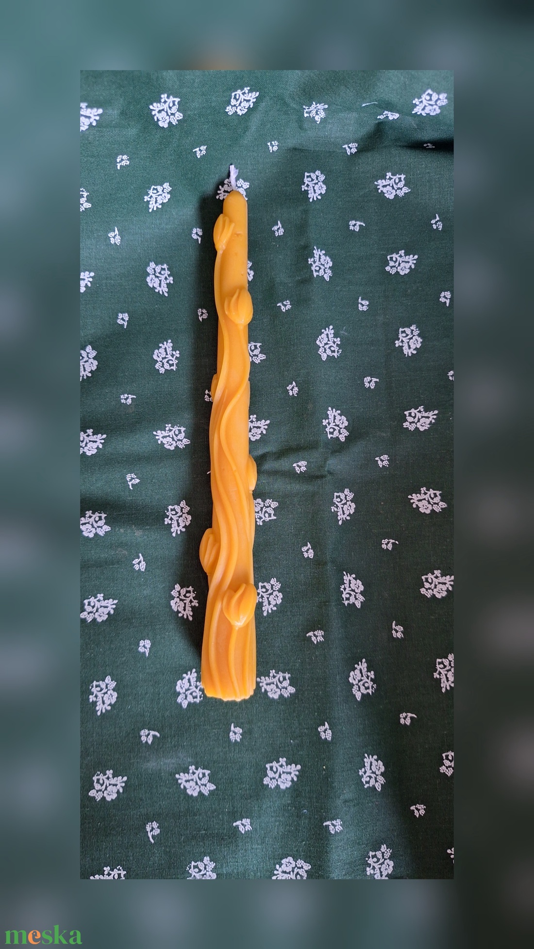 Tulipános méhviasz gyertya - kellékek & szerszámok - vegyes alapanyag - gyertya alapanyag - méhviasz gyertya alapanyag - Meska.hu