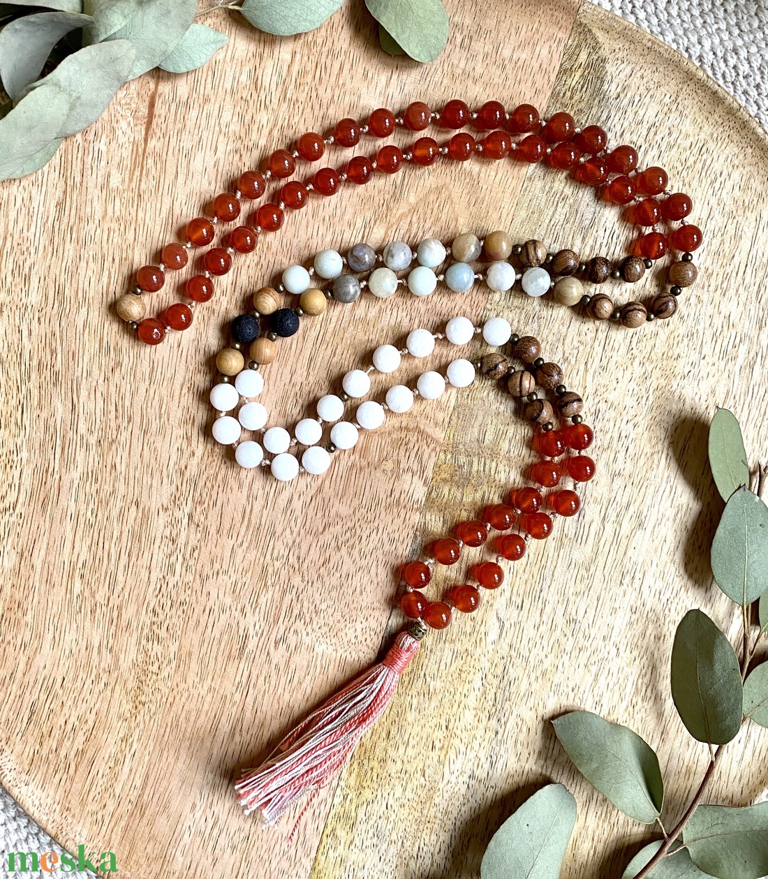 Vitalitás 108 szemes mala - otthon & életmód - dekoráció - spiritualitás - mala - Meska.hu