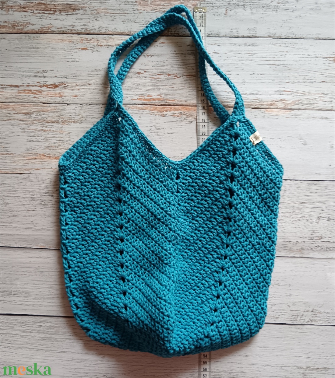 Horgolt szatyor - shopper kék - táska & tok - kézitáska & válltáska - kézitáska - Meska.hu Horgolt szatyor - shopper kék - táska & tok - kézitáska & válltáska - kézitáska - Meska.hu