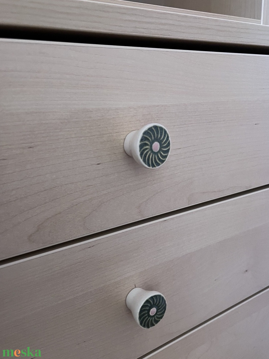 BÚTORGOMB (bútorfogantyú) sárközi forgó - otthon & életmód - bútor - bútorfogantyú - Meska.hu