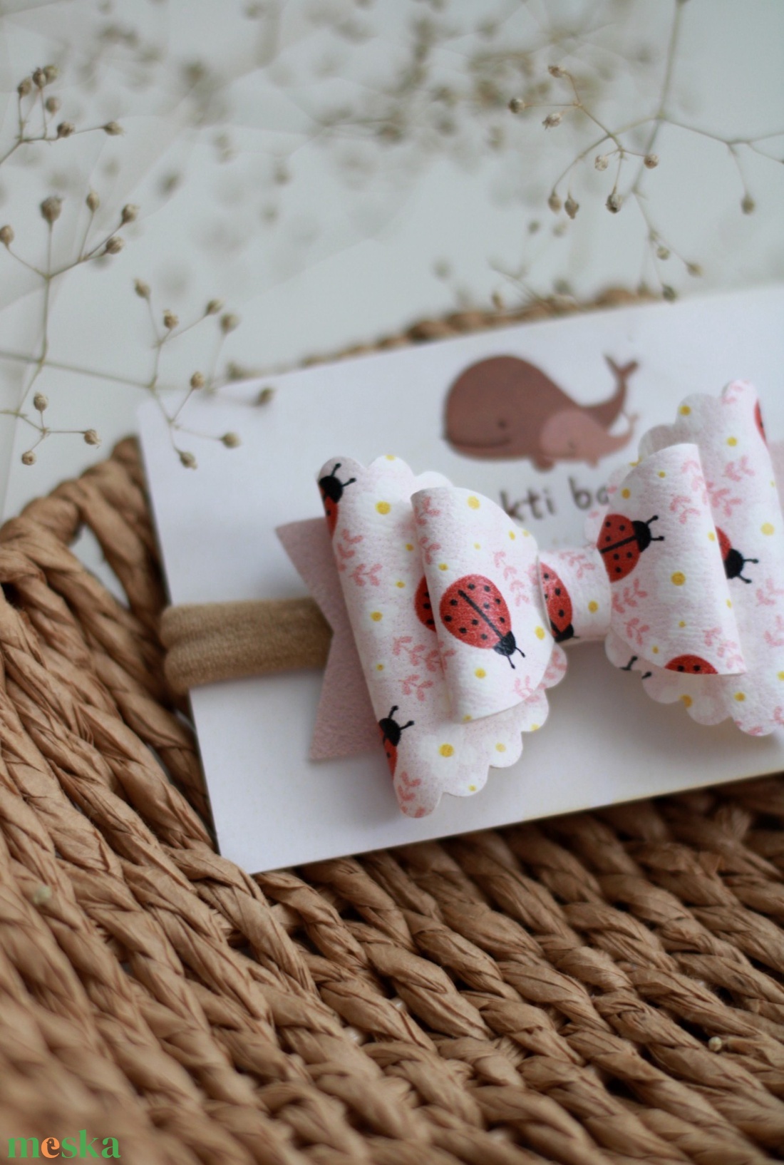 Katicás elasztikus baba fejpánt - ruha & divat - hajdísz & hajcsat - hajráf & hajpánt - Meska.hu