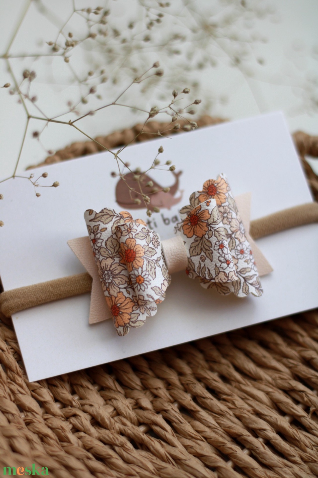 Daisy elasztikus baba fejpánt - ruha & divat - hajdísz & hajcsat - hajráf & hajpánt - Meska.hu