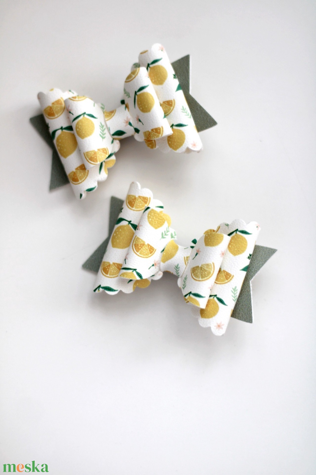 Citromos gyerek hajcsat - ruha & divat - hajdísz & hajcsat - hajcsat & hajtű - Meska.hu