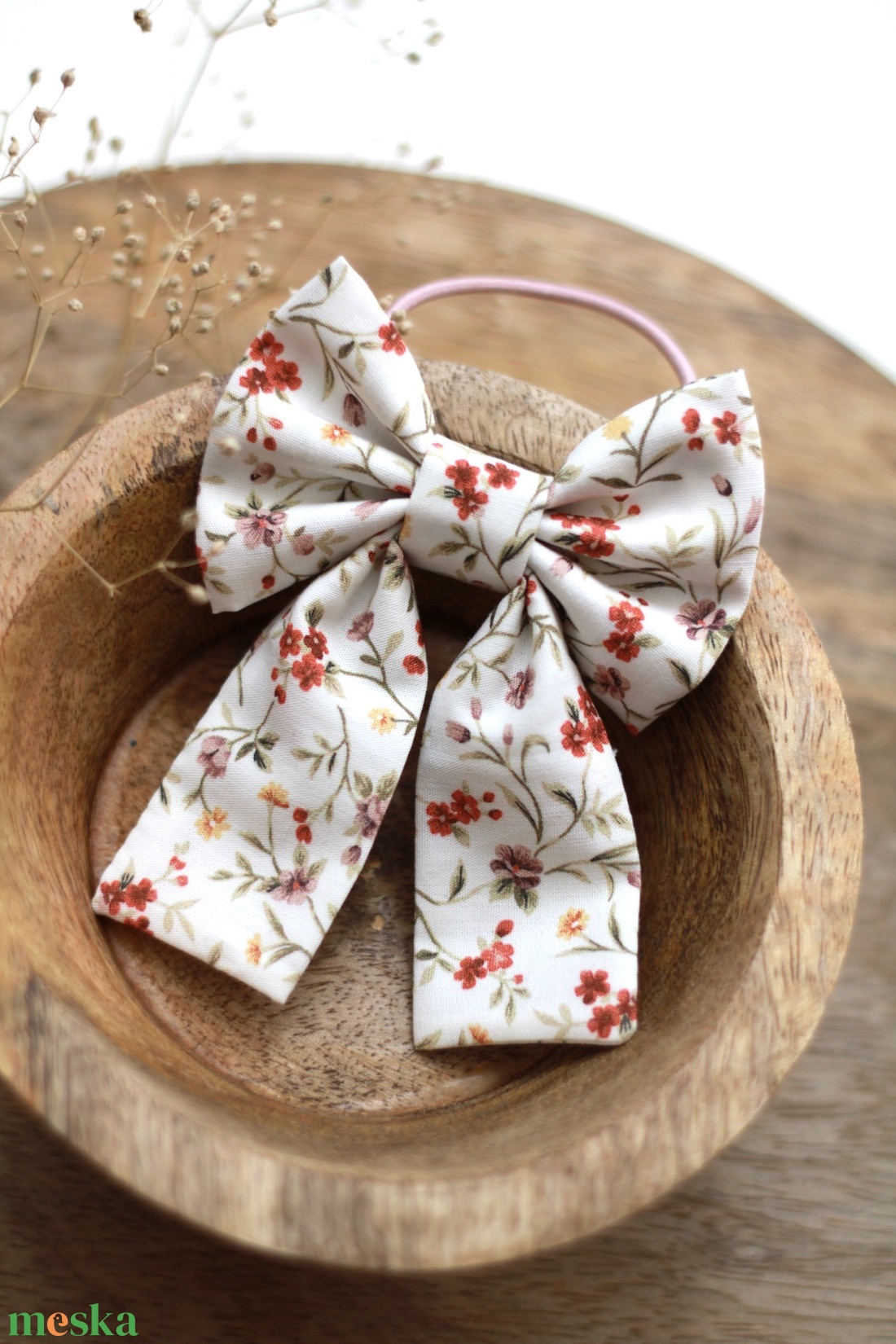 Nature garden virágos hajgumi - ruha & divat - hajdísz & hajcsat - hajgumi - Meska.hu